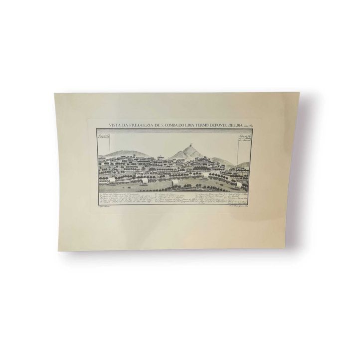 Reprodução Histórica – Vista da Freguesia de Santa Comba do Lima(1780)