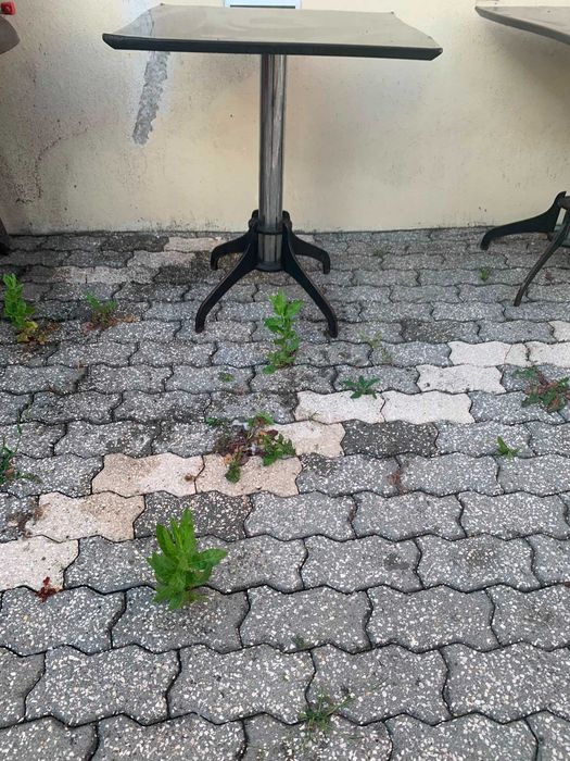 Mobiliário completo para café/restaurante – Mesas, cadeiras e bancos