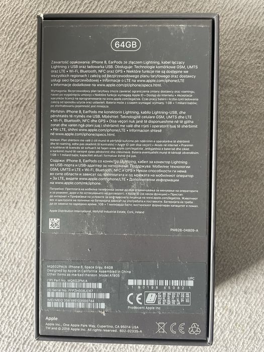 Pudełka Kartoniki iPhone 7/8 i jeden SE