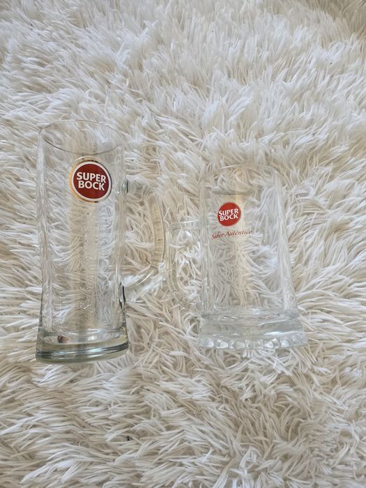 Copos de vidro para cerveja SuperBock