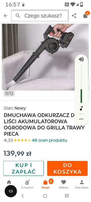 Wysyłka Gratis Nowa dmuchawa do grilla odkurzacz do lisci