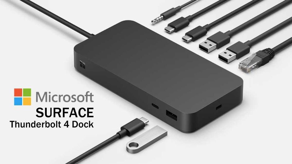 Microsoft Surface Studio + Microsoft Surface Dock (Thunderbolt 4)