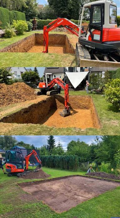 CZARNOZIEM CZYSTA ZIEMIA OGRODOWA siana Koparka humus dostawa Trawnik