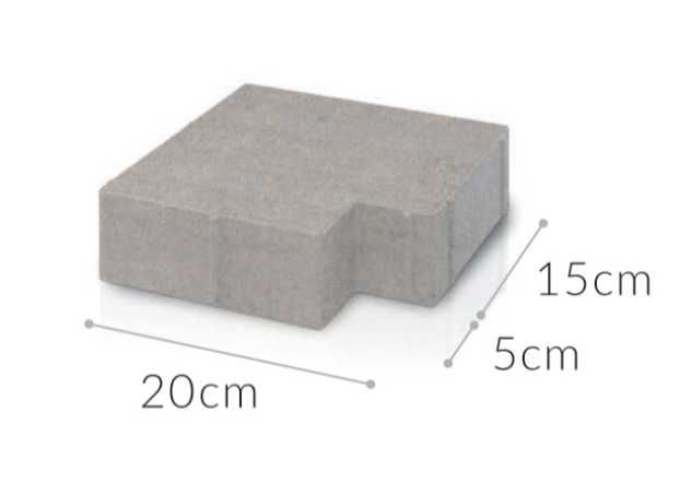 Kostka brukowa 8cm ECO-Quadro