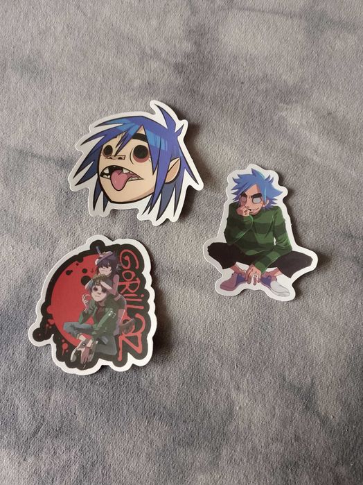 naklejki winylowe gorillaz