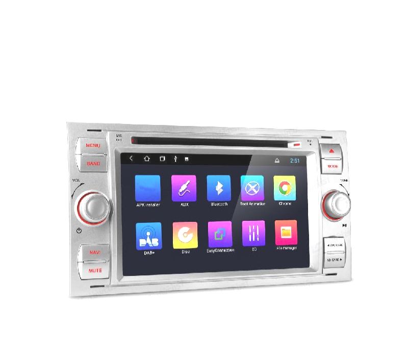 AUTO RADIO GPS ANDROID 12 PARA FORD FOCUS C-MAX FIESTA GALAXY KUGA MONDEO S-MAX TRANSIT