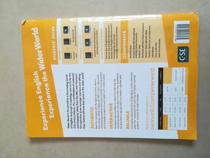 Livro de Inglês Wider World - Starter - Student´s Book