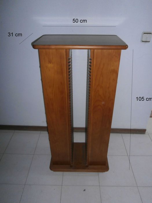 Movel Madeira p/ CDs e VHS