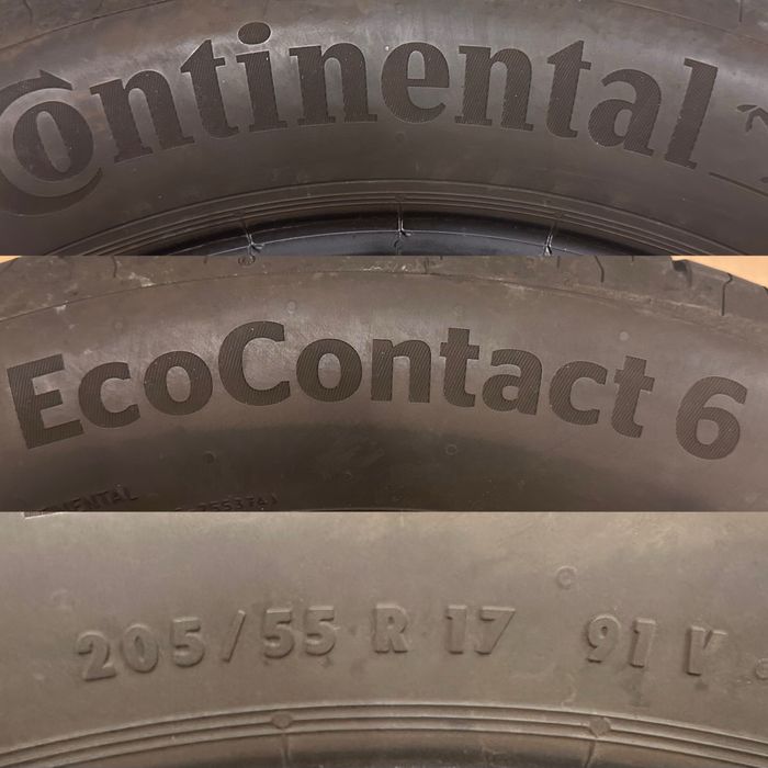 Komplet opon Continenal 205/55/17 cena za komplet wysyłka