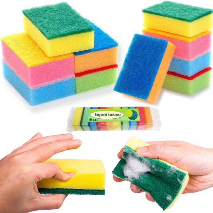 Zmywak kuchenny gąbki 10 szt