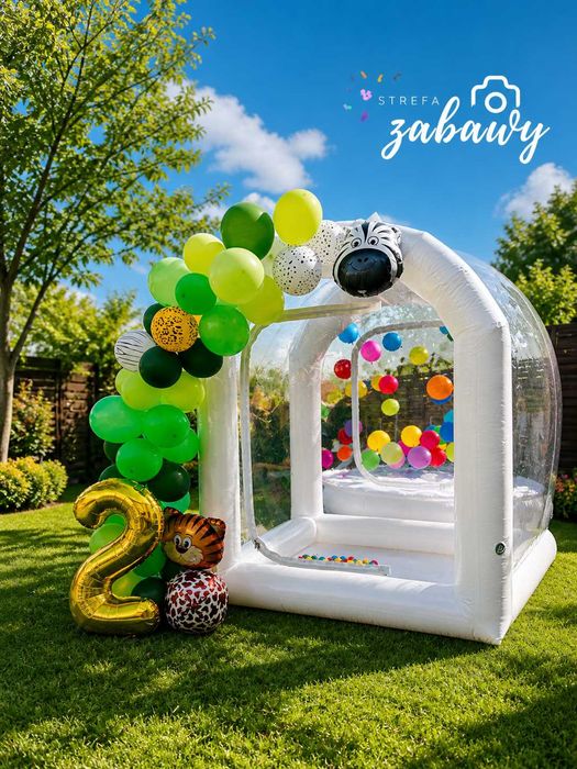 Wynajem Dmuchańca Bubble House z Trampoliną