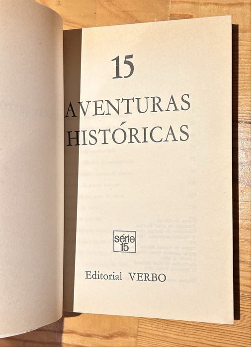Livros verbo Serie 15 , misterios, aventuras, grandes destinos