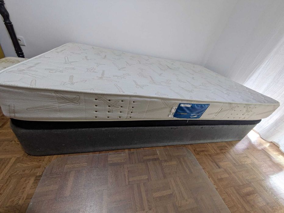 Cama Sommier + colchão 120x200