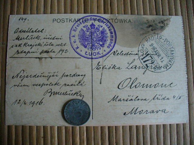 Pocztówka Warszawa 1916r