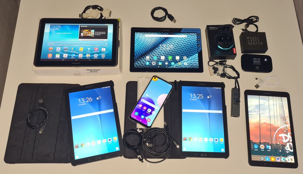 Tablet Samsung Tab 2,Tab E ,Samsung A21s,Lenowo Tab2,Huawei router,JBL