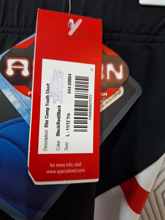 Spodenki rowerowe SPECIALIZED RBX COMPT dziecięce 11-12 yrs