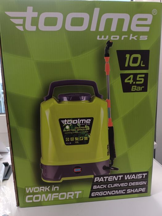 Opryskiwacz akumulatorowy plecakowy 10l  TOOLME TM 284 Komis Madej sc.