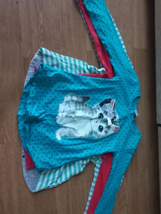3 bluzki z długim rękawem