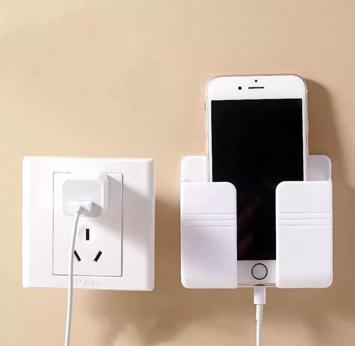 тримач для телефона на стіну, чорний або білий