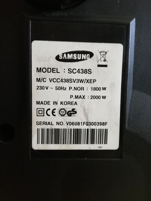 Aspirador Samsung 2000w