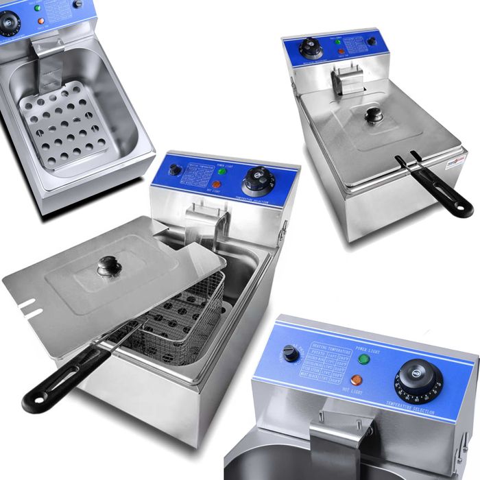 Profesjonalna frytkownica pojedyncza elektryczna 6l