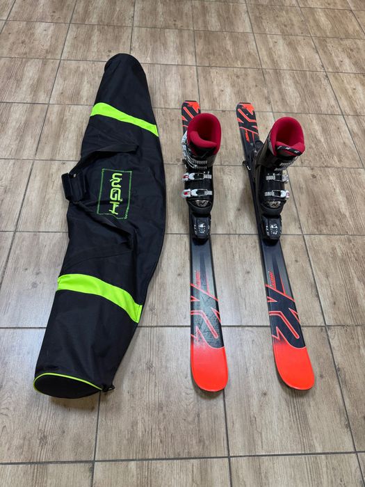 Комплект гірськолижний юнацький: лижі K2, черевики Nordica + чохол.