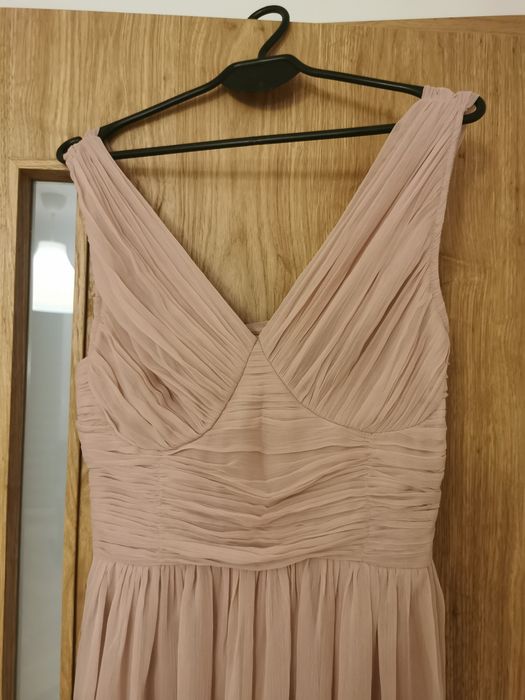 Sukienka wieczorowa Next Lipsy r. 36 maxi, pink
