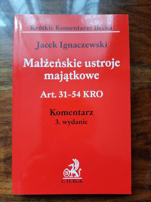 Małżeńskie ustroje majątkowe J. Ignaczewski