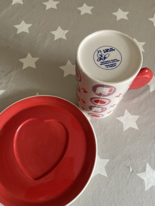 Prato e Caneca Love Gato Preto.64729614473729127