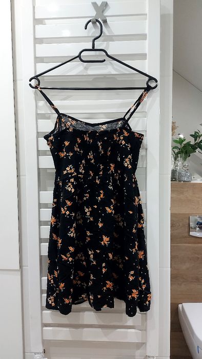 Sukienka na lato kwiatki H&M 34 Xs