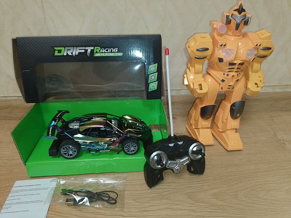 Дрифт машинка R/C зі світлом на радіо керуванні + робот