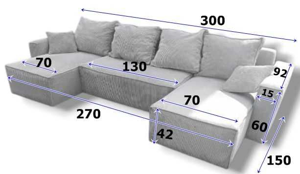 Narożnik rozkładany Rogówka kanapa z pojemnikiem Sofa funkcja spania E