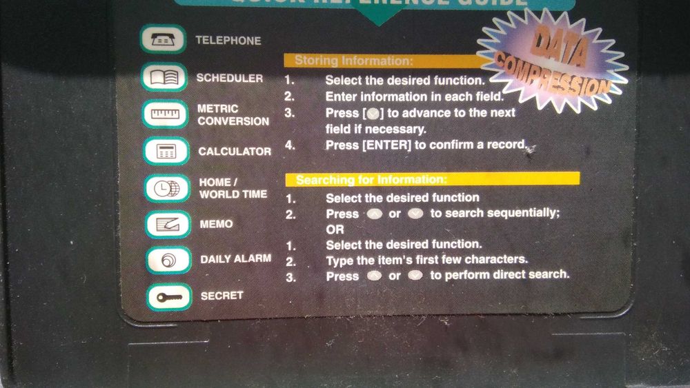 Electronic Organizer AM-72