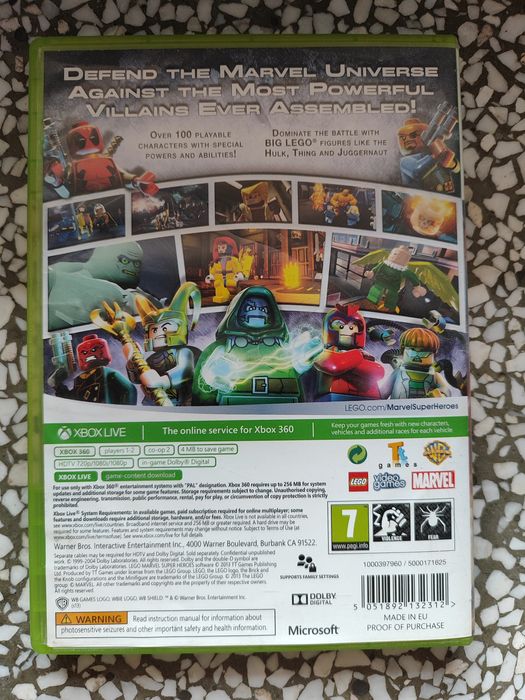 LEGO Marvel Super Heroes Xbox 360