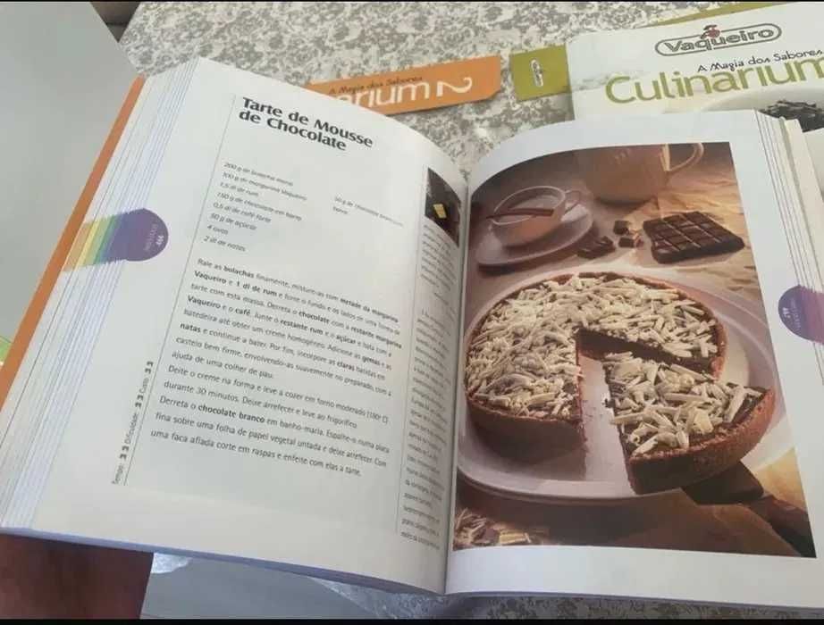 Livros de culinária (dois volumes) - A magia dos sabores