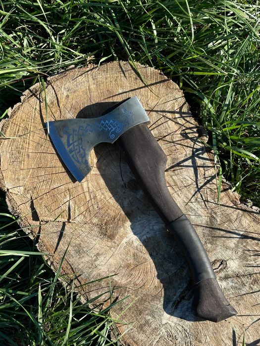 Сокира ручної роботи Вікінг TR28/1 з чохлом Подарочный топор