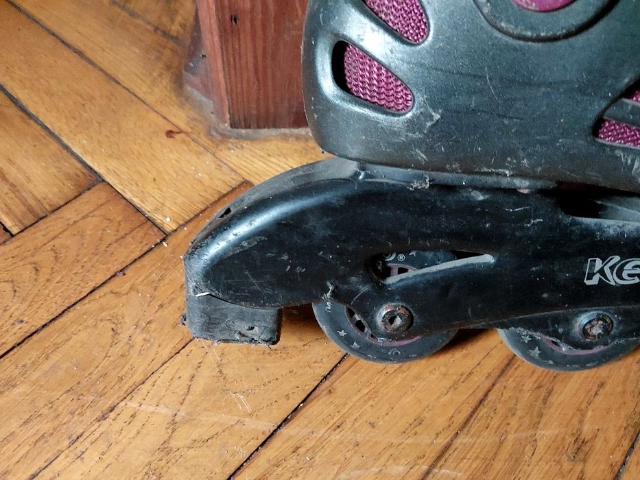 Łyżworolki, rolki młodzieżowe, rozmiar 40 z hamulcem