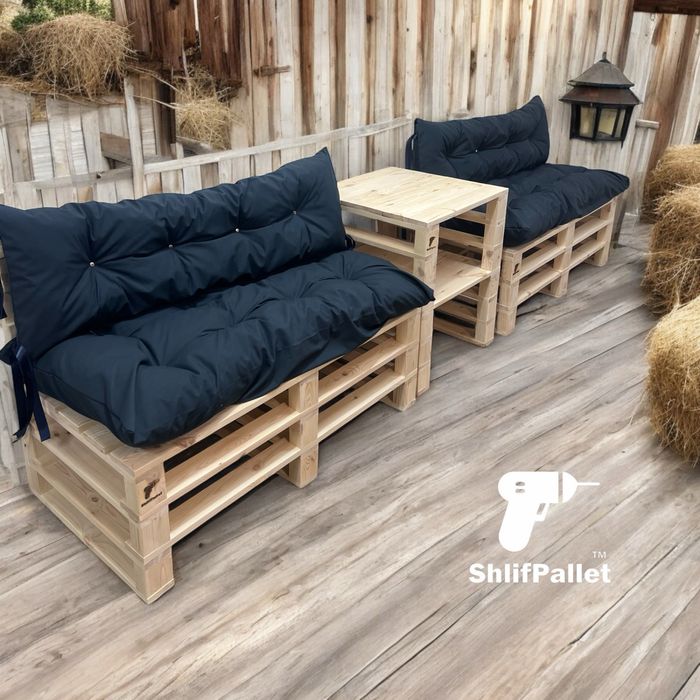 Дивани з паллет, меблі з піддонів , столи з дерева