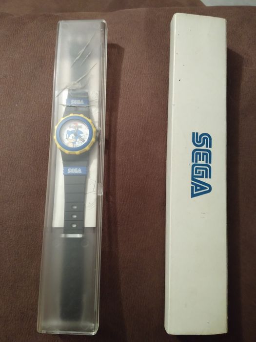Relíquia. Relógio SEGA. Sonic.