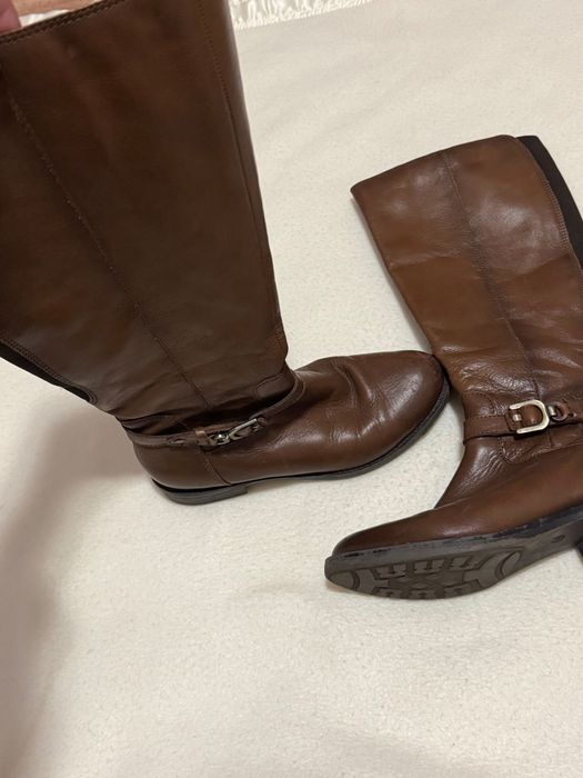 Шкіряні осінні чобітки