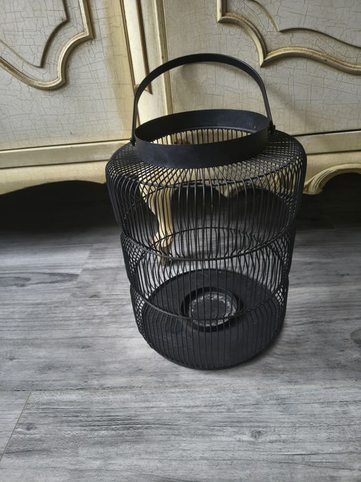 Lampion ażurowy latarnia loft xxl