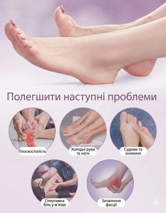 Масажний ролер для ніг ролік для стоп пяток масаж для релаксації