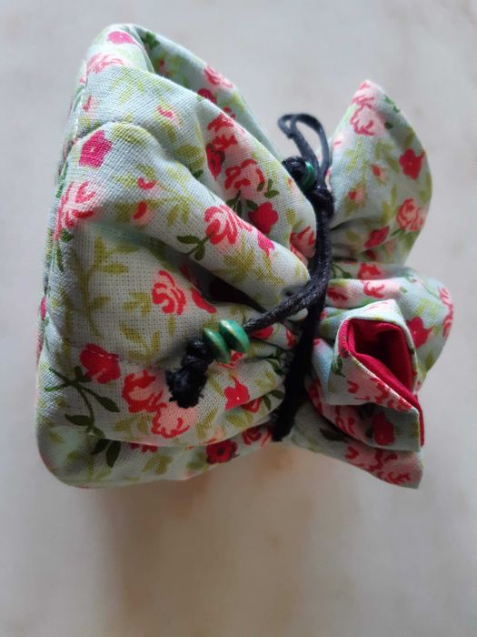 Bolsa artesanato para acessórios viagem ou casa, Nova