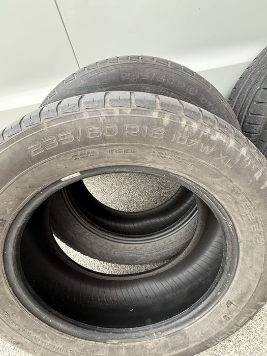 Резина Nokian 235/60/18 летняя б/у (4шт.)