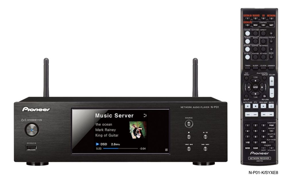 Pioneer XCP02 N-P01-K 3 блоки: медіаплеєр-стрімер, ресівер, CD плеєр