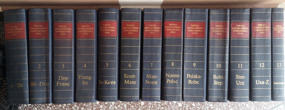 Wielka Encyklopedia Powszechna Pwn - 13 Tomów