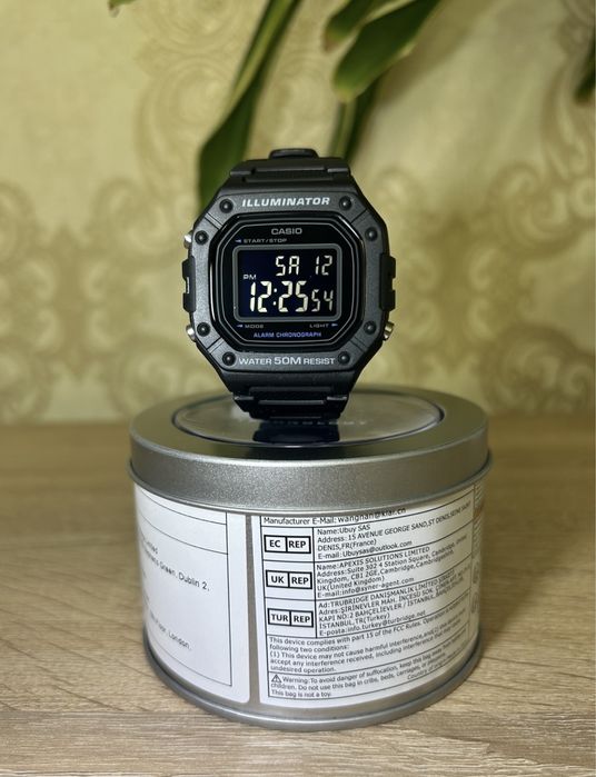 Оригінальний годинник Casio W-218H-1B