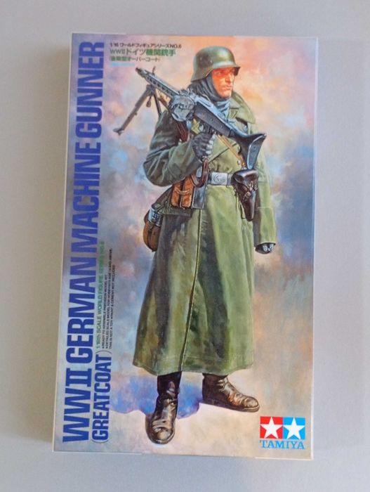 Kits de modelismo Tamiya figuras WW II em 1/35 e 1/16