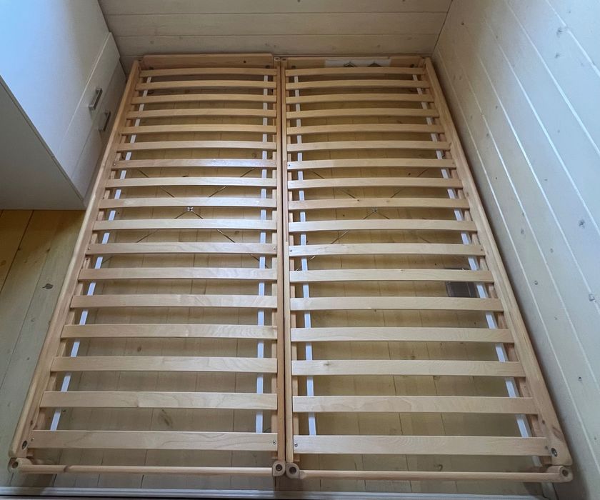 Cama 2 em 1 solteiro e de casal: duas camas 80x200 Ikea - Utaker