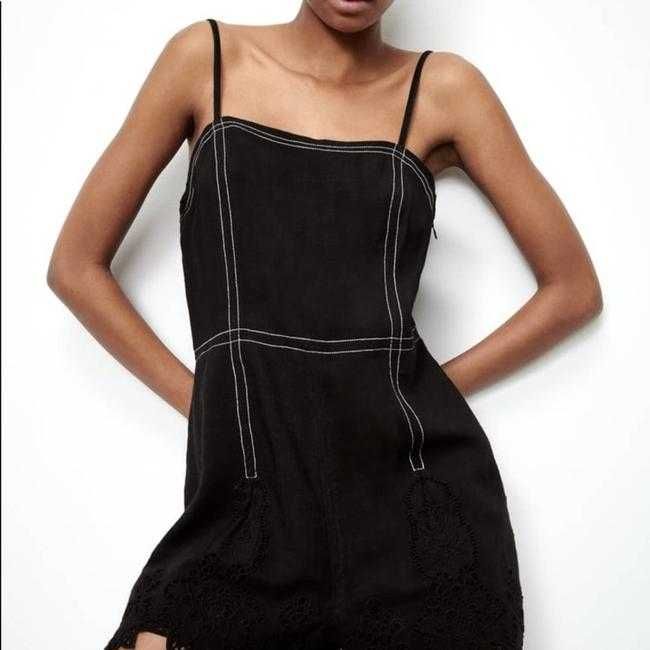 ZARA azurowy boho zip bawelna lato szorty S